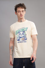 Panda Round Neck Printed Tee