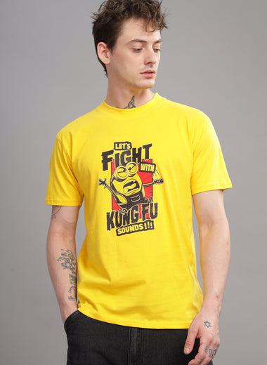 Minions Round Neck Printed Tee