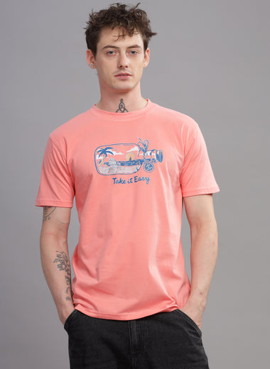 Take it Easy Round Neck T- Shirt