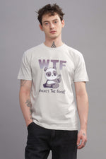 WTF, Where's The Food Round Neck T-Shirt