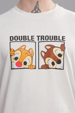 Double Trouble Round Neck T- Shirt