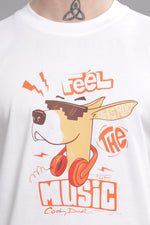 Feel The Music Round Neck T-shirt