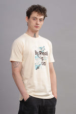 Be Realistic Round Neck T-shirt