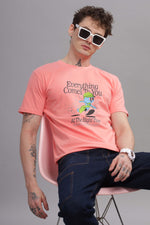 Everything Comes To You at Right Time Round Neck T-shirt