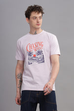 Chasing Waves Round Neck Tshirt