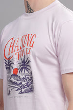 Chasing Waves Round Neck Tshirt