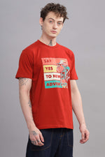 Say Yes To New Adventure Round Neck T-Shirt