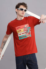 Say Yes To New Adventure Round Neck T-Shirt