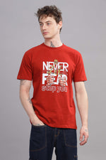 Never Let Fear Stop You Round Neck T-Shirt