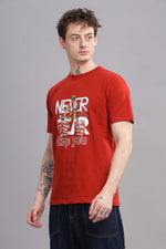 Never Let Fear Stop You Round Neck T-Shirt