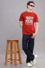 Never Let Fear Stop You Round Neck T-Shirt