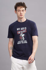 My Job Is Top Secret Round Neck T-Shirt