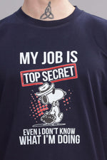 My Job Is Top Secret Round Neck T-Shirt