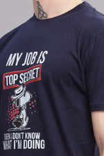 My Job Is Top Secret Round Neck T-Shirt