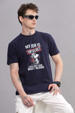 My Job Is Top Secret Round Neck T-Shirt