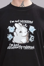 I'm not Stressed Round Neck T-Shirt