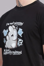 I'm not Stressed Round Neck T-Shirt