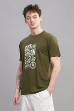 Get Your Ride On Round Neck T- Shirt