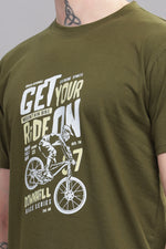 Get Your Ride On Round Neck T- Shirt