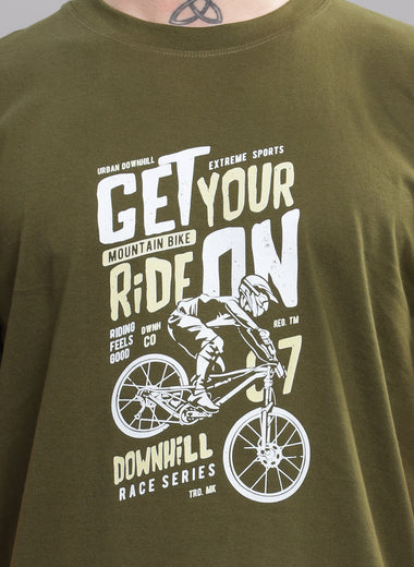 Get Your Ride On Round Neck T- Shirt