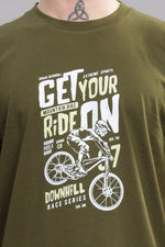 Get Your Ride On Round Neck T- Shirt