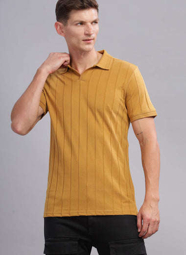 Mustard Yellow Shift Polo