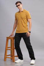 Mustard Yellow Shift Polo