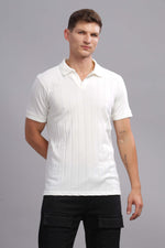 White Vibe Shift Polo