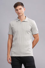 Ice Grey Vibe Shift Polo