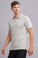 Ice Grey Vibe Shift Polo