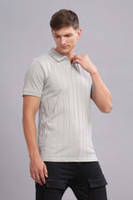 Ice Grey Vibe Shift Polo