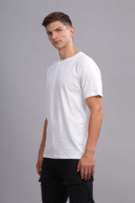 White Round Neck T-shirt