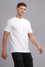 White Round Neck T-shirt