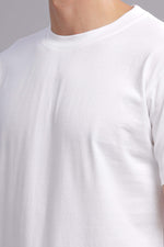 White Round Neck T-shirt