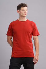 Red Round Neck T-shirt