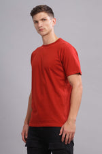 Red Round Neck T-shirt