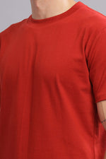 Red Round Neck T-shirt