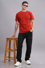 Red Round Neck T-shirt