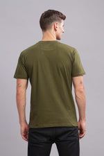 Olive Round Neck T-shirt