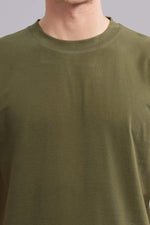 Olive Round Neck T-shirt