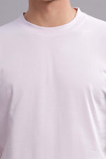 Lilac Half Sleeve Round Neck T-Shirt