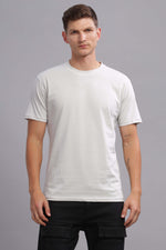 Light Grey Round Neck T-shirt