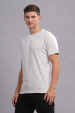 Light Grey Round Neck T-shirt