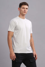 Light Grey Round Neck T-shirt