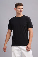 Black Round Neck T-shirt