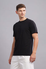 Black Round Neck T-shirt