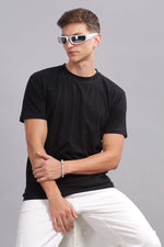 Black Round Neck T-shirt