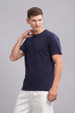 Navy Round Neck T-shirt