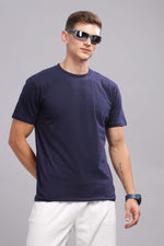 Navy Round Neck T-shirt