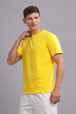 Yellow Round Neck T-shirt